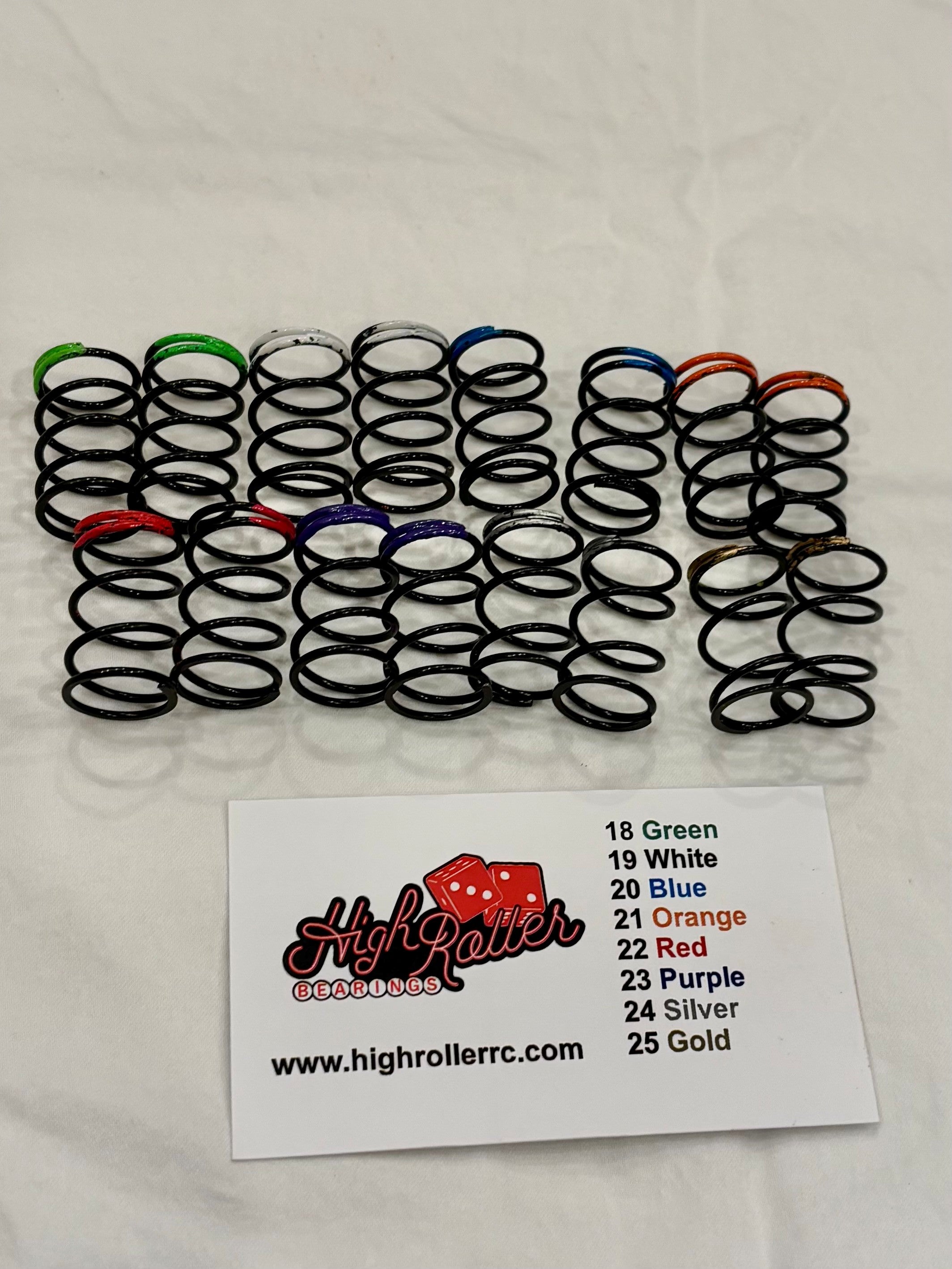 Small Bore Front Springs (Complete Kit) – High Roller RC